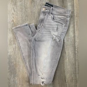 Grey Express skinny jeans
